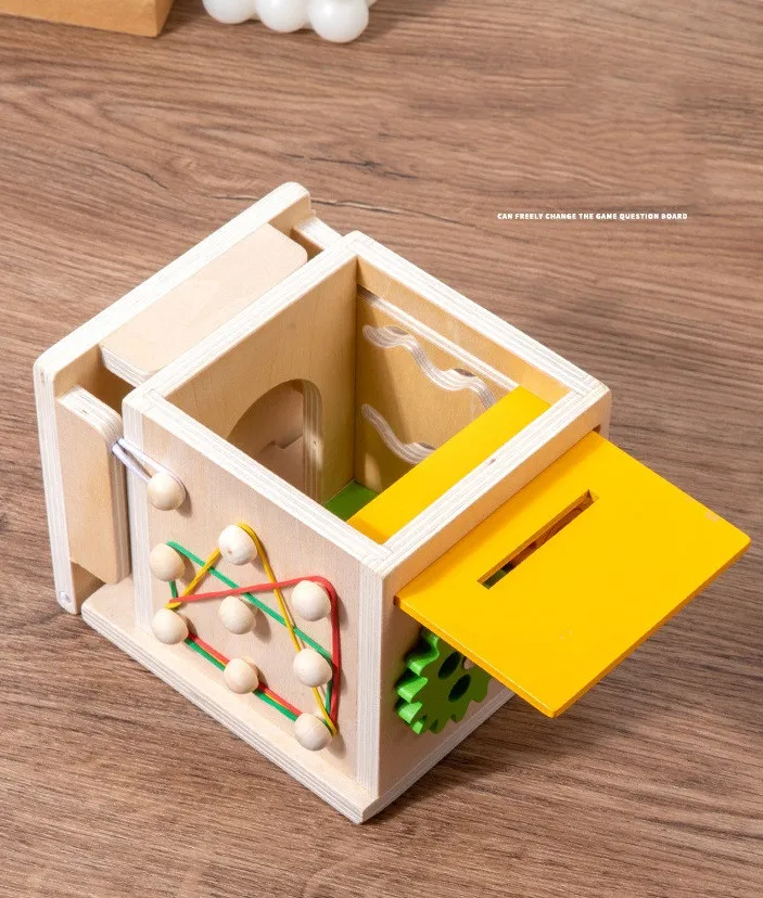 8 in 1 Montessori Early Educational Wooden Toy Carrot Harvest Game Object Permanence Box For Toddlers boys and girls