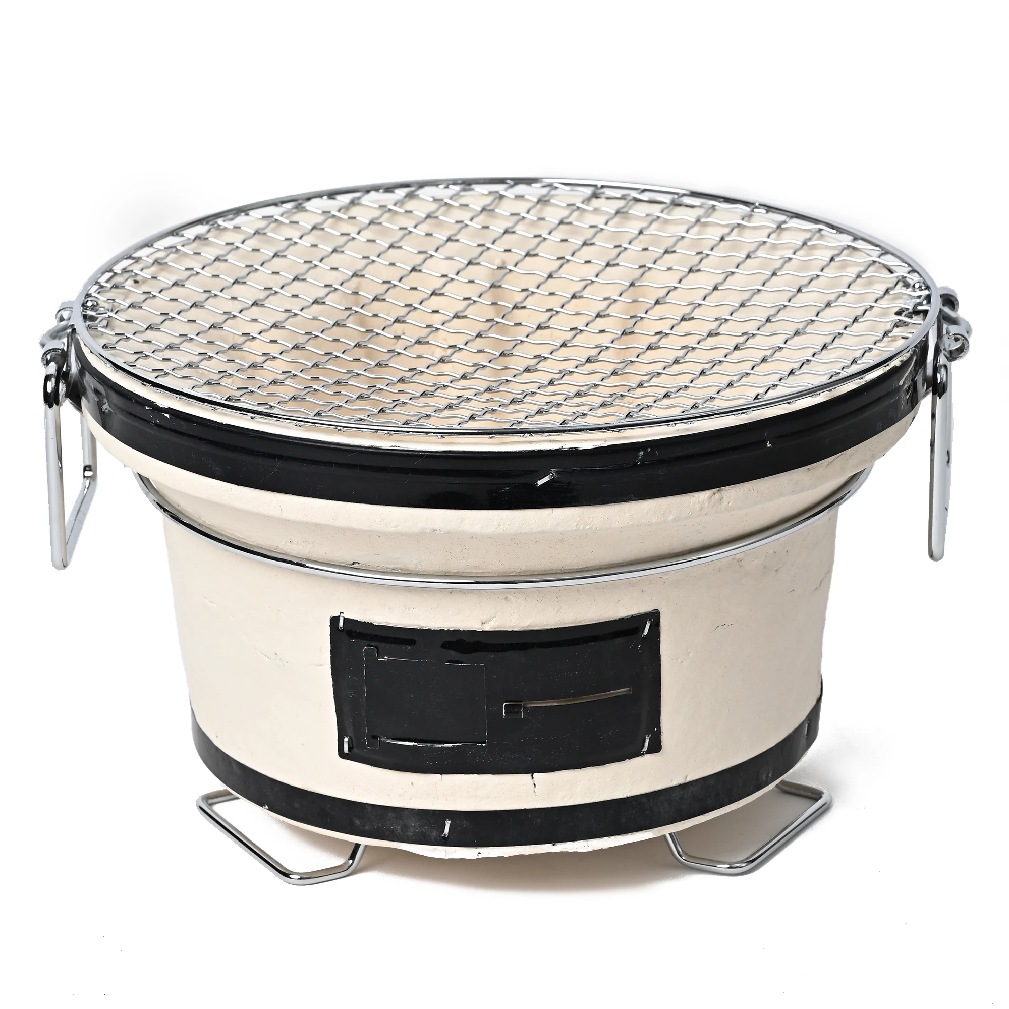 Chef Foldable Hibachi Smokeless Portable Barbecue Equipment Outdoor Stainless Steel