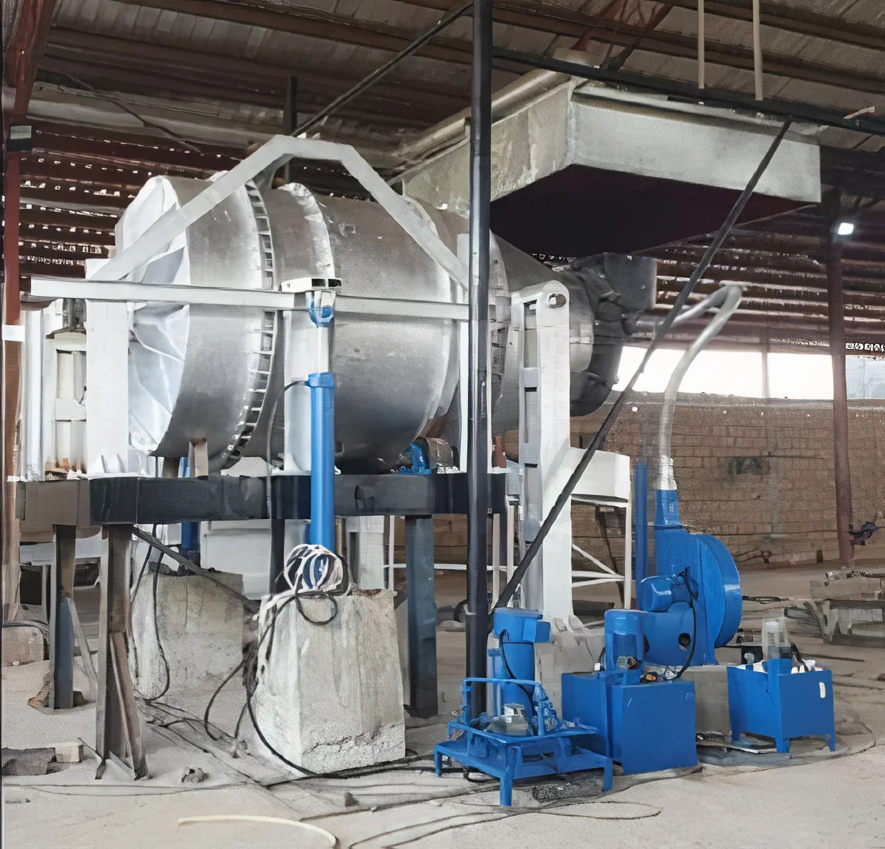 10 Ton Hybrid Tilting Rotary Furnace for Aluminium Scrap Recycling With Advance Technology Available at Reasonable Price