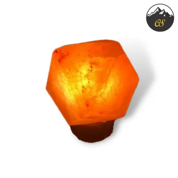 Top Notch Quality Premium Build Quality New Design of Crafted Diamond Shape USB Salt Lamp Multi colors