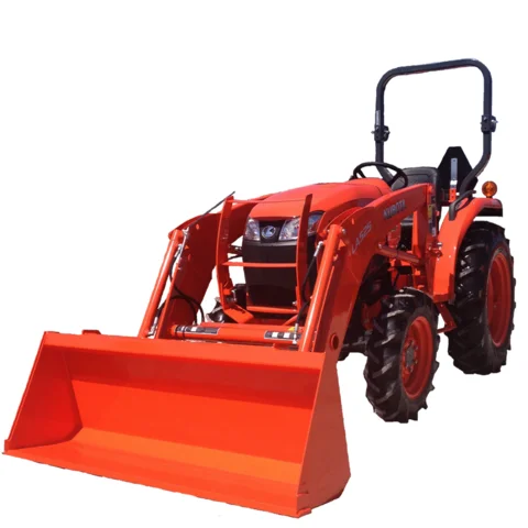Довольно Подержанный трактор Kubota с фронтальным погрузчиком косилки и экскаватором-экскаватором для продажи Европейское соединение быстрой доставкой