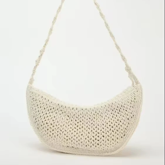 Hot sell macrame Handbags High Quality Knit Tote Bag Crochet