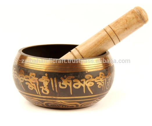 Nepal Made Tibetan Singing Bowl - Perfect For Meditation, Chakra Healing, Prayer ,Mindfulness - Tibetan