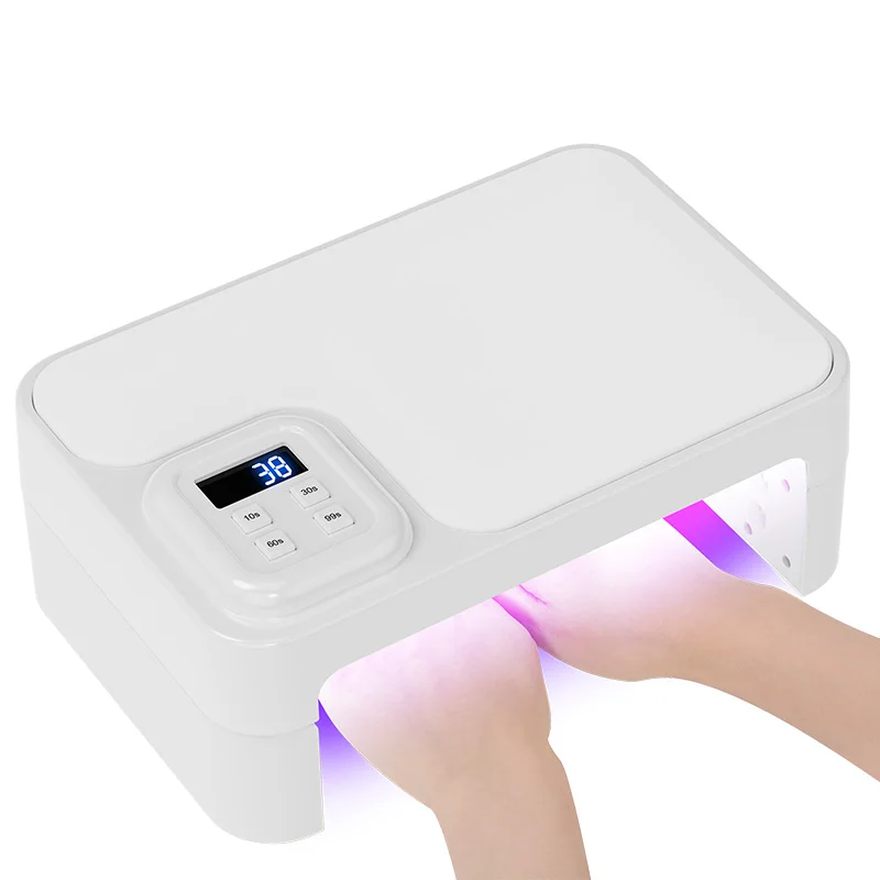 Professional UV LED Nail Lamp 180W Large Space Nail Dryer Gel Polish Curing Light with 4 Timer Setting for Press-on False Nails