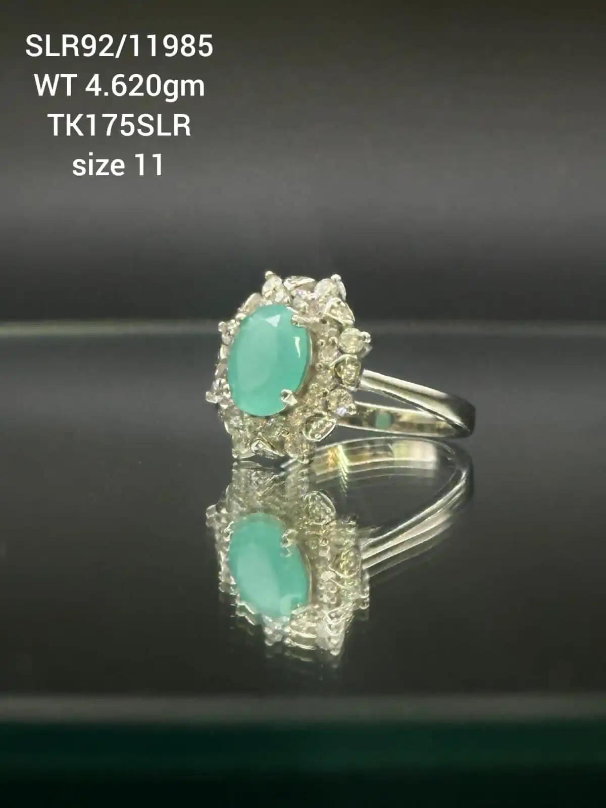 2024 Mixed colored crystal gemstone womens ring light luxury beautiful  zirconium ring micro-inlaid S925 silver gemstone ring