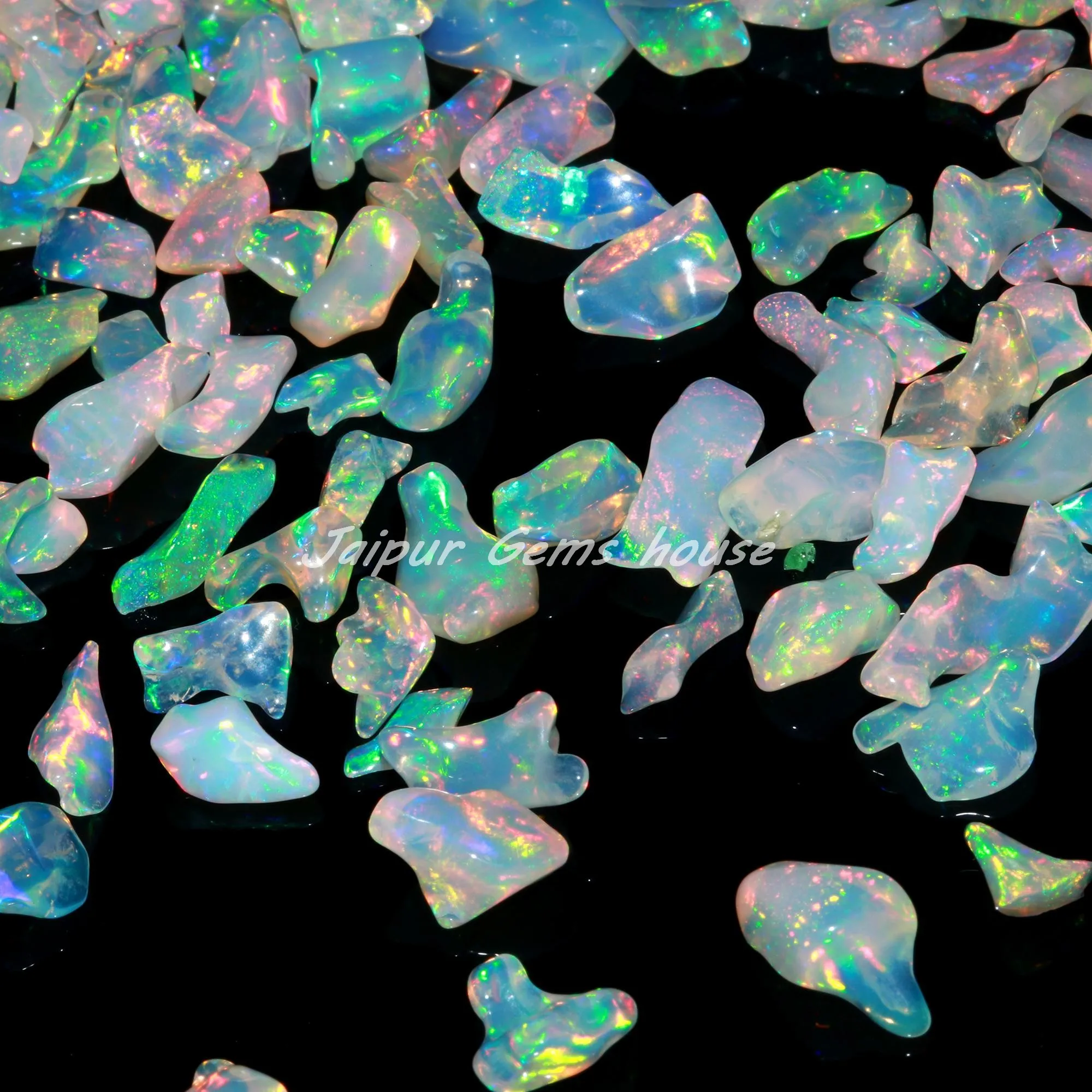 Hot Selling Natural Ethiopian Opal Rough Ethiopian opal Necklace Loose Gemstone Crystal Beads Manufacturing Beads Jewelry Making