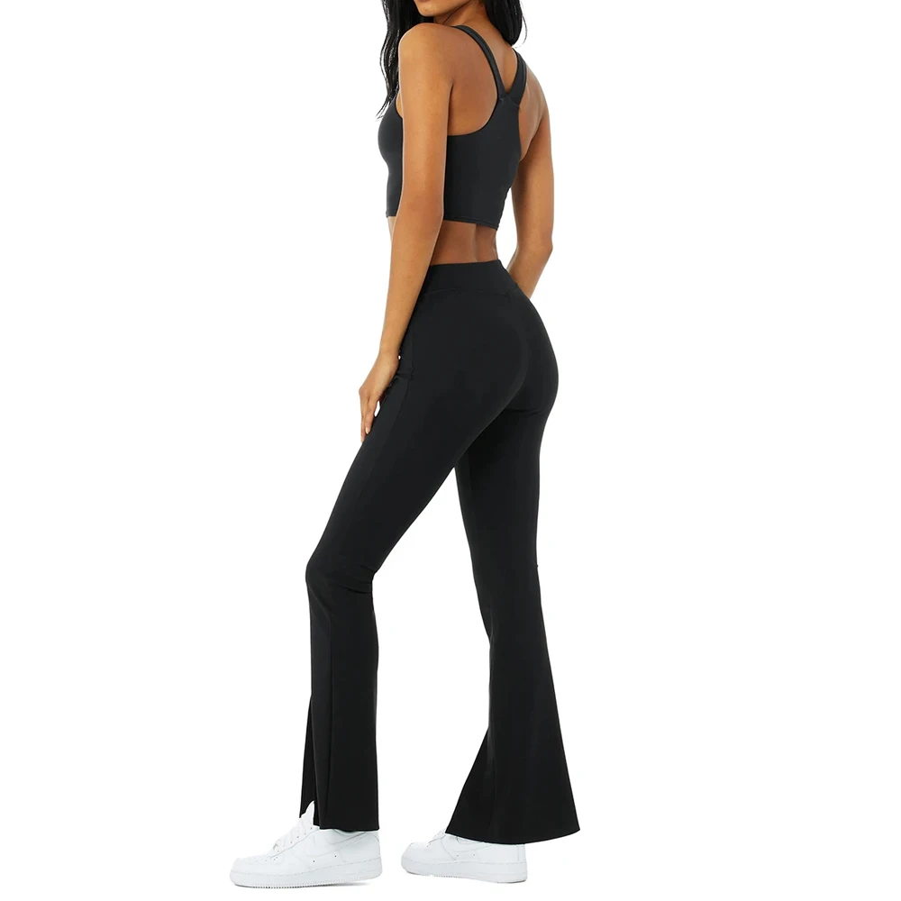 Wholesale Private Label Fitness Workout Yoga Set For Women Full Customized Logo Accept Ladies Sports Bra And Legging Set