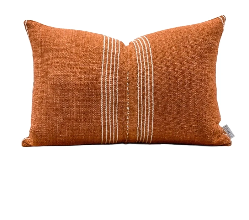 100% Cotton Luxury Boho Tufted Stripes Checkered Printed Cushion Cover Hand Woven Decorative Pillow Home Jute Living Wholesale