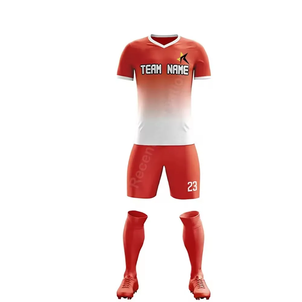 soccer uniform kit V-neck premium sublimation made in Pakistan top quality jersey custom design