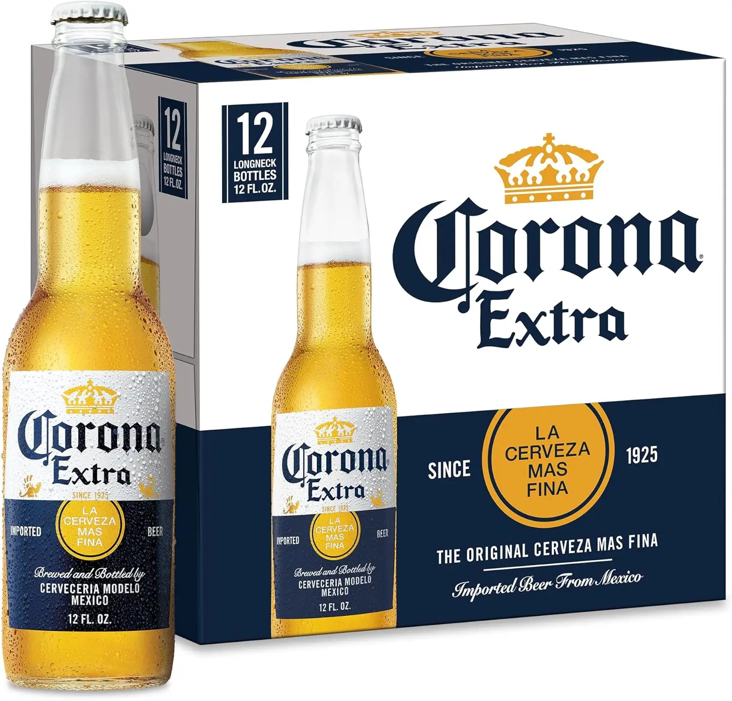 Corona дополнительное пиво 12 pk oz бутылки 4.6% ABV