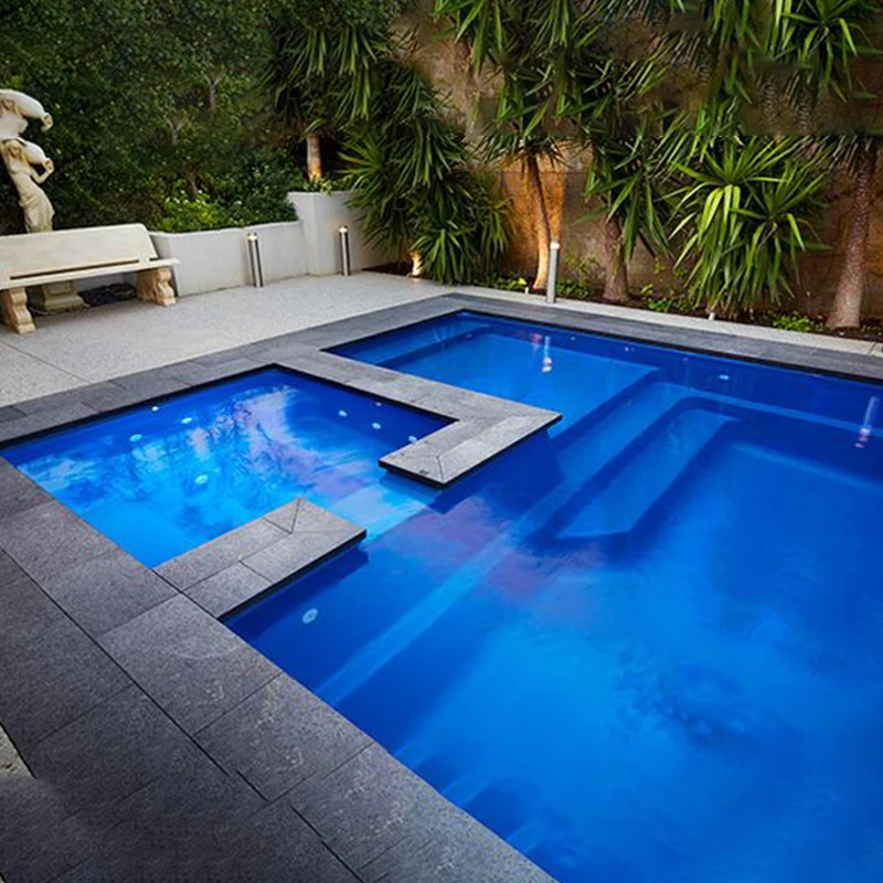Long-Lasting Spacious Outdoor Fiberglass Swimming Pool Big and Hard Plastic for Family Use