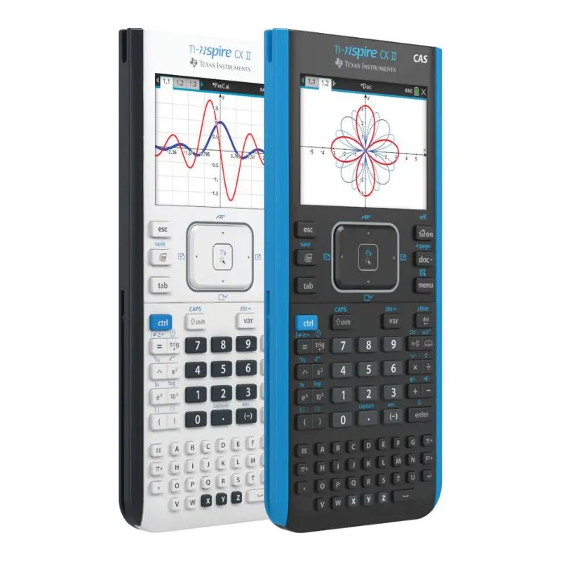 Texas Instruments TI-Nspire CX II Color Graphing Calculator with Student Software (PC/Mac) White 3.54 x 7.48