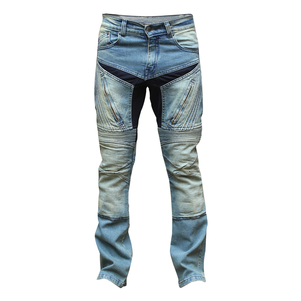 Premium Motorcycle Riding Jeans with High Strength Fiber Pockets Designed for Armor Inserts Protective Gear for Bikers