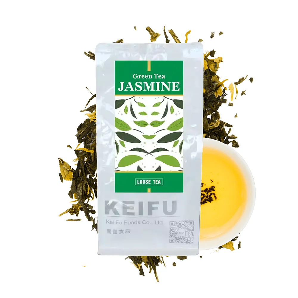 KEIFU Taiwan Жасмин Зеленый чай коммерческий рассыпной для напитков или выпечки 600 г