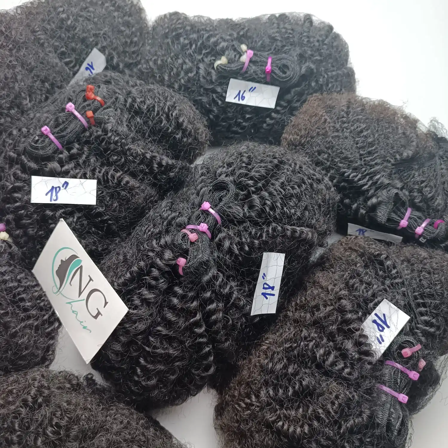 Vietnamese Raw Virgin Afro Kinky Curly Weft Hair Extensions Kinky Curly Human Hair 4C Kinky Weft hair bundles