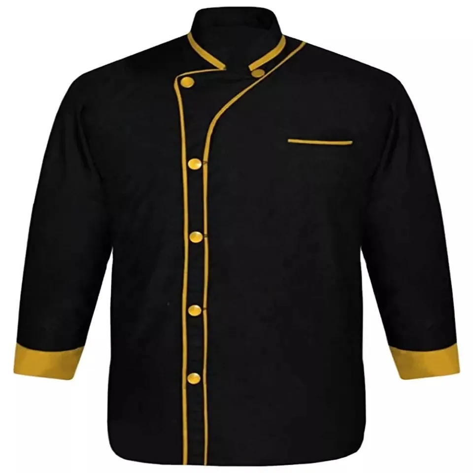 Custom Logo Chef Coat Restaurant Chef Jacket Men Women Hotel Chef Uniform Coat Kitchen Long