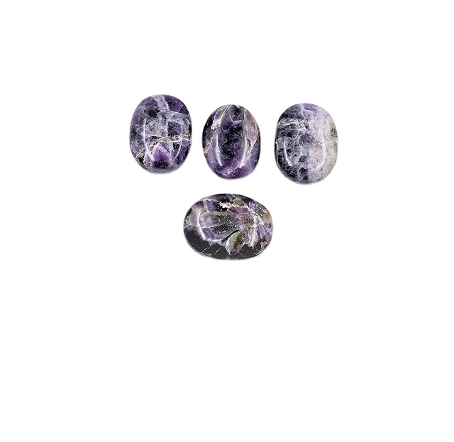 Amazing Chevron Amethyst  Palm Stone Natural Stones Crystal Crafts Fairy Reiki Rocks Minerals Jade Feng Shui Gemstone Palm Stone