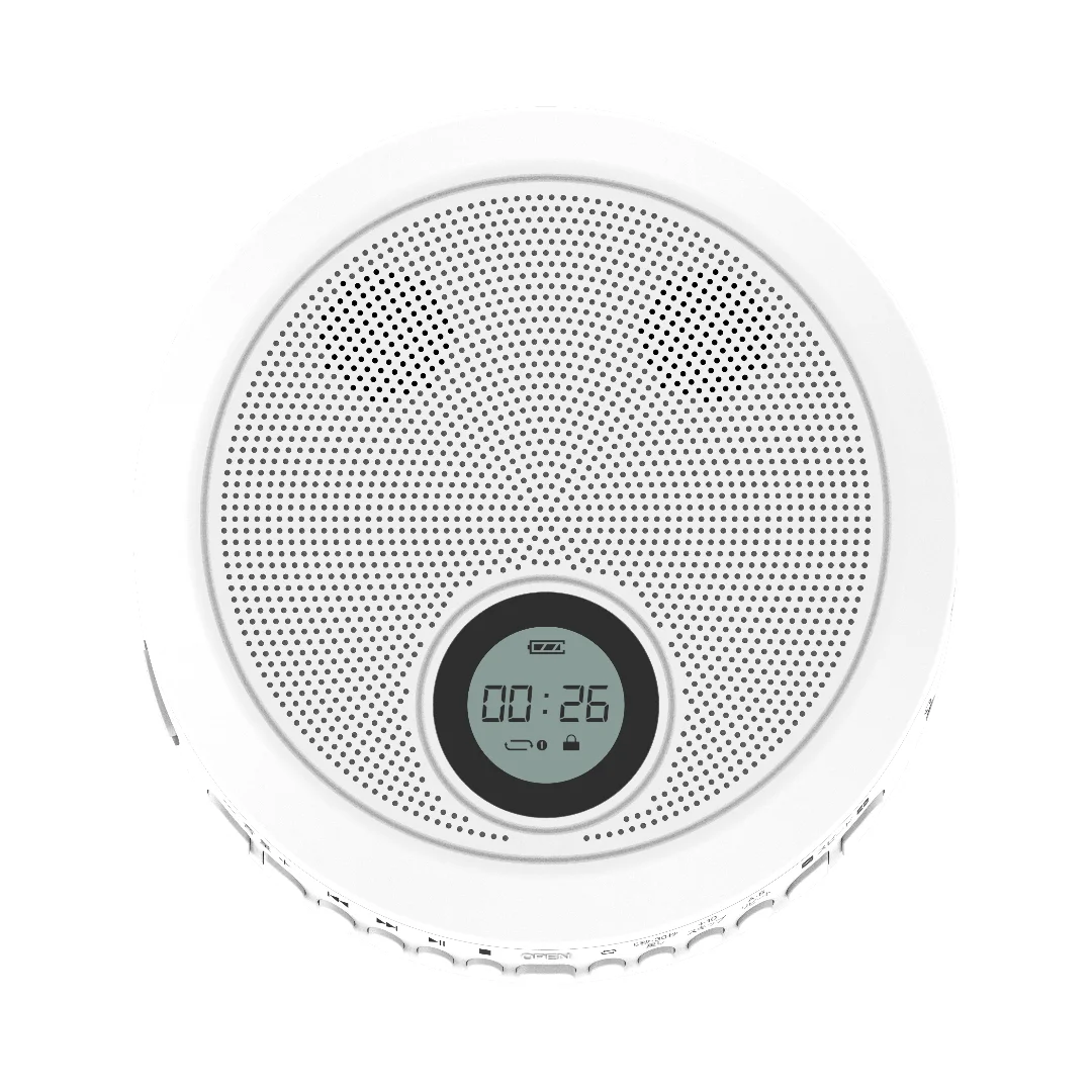 Портативный CD-плеер с дистанционным управлением и внешними динамиками