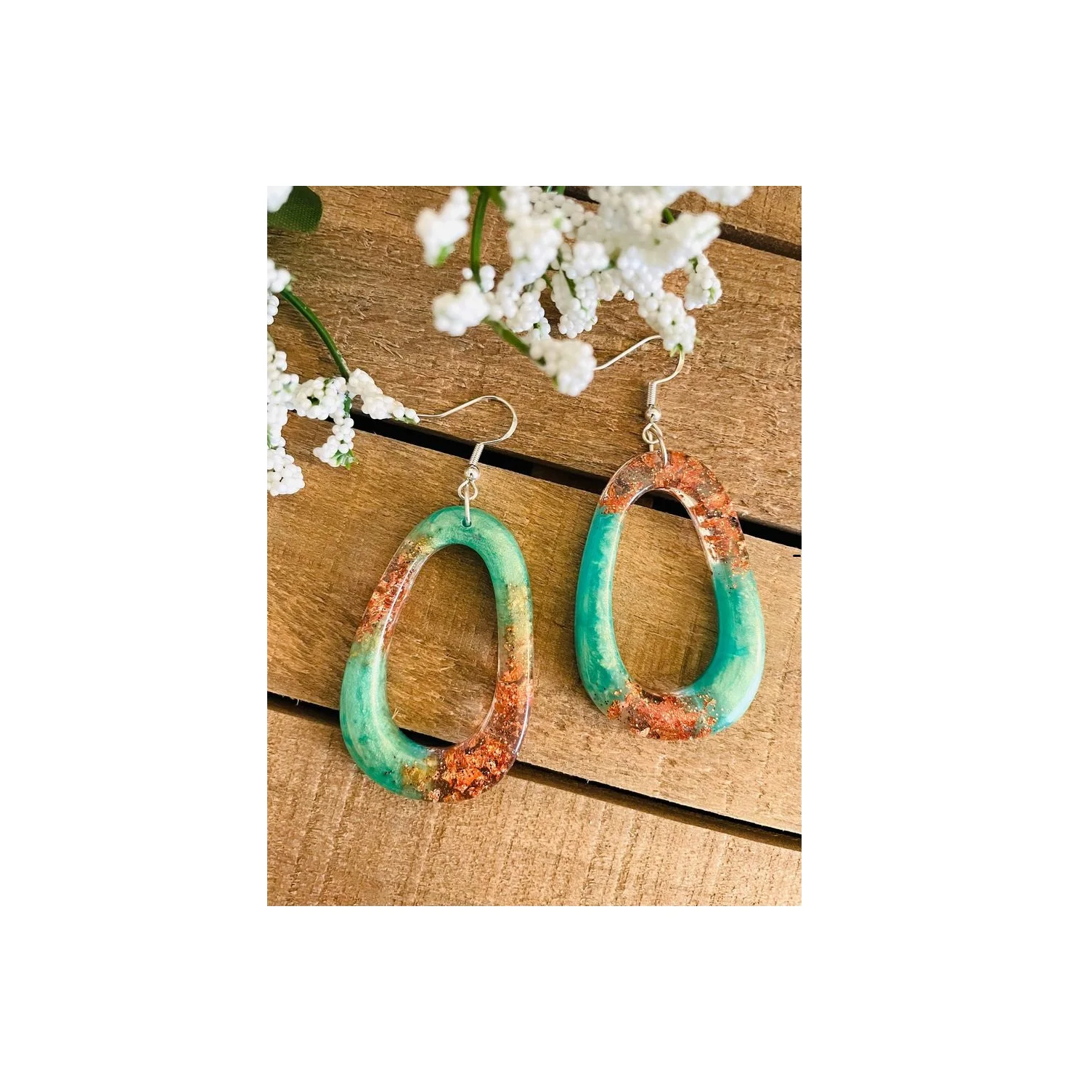 Standard Quality Resin Earrings for Women Fashion Jewellery Earrings from Indian Exporter Latest Product 2024