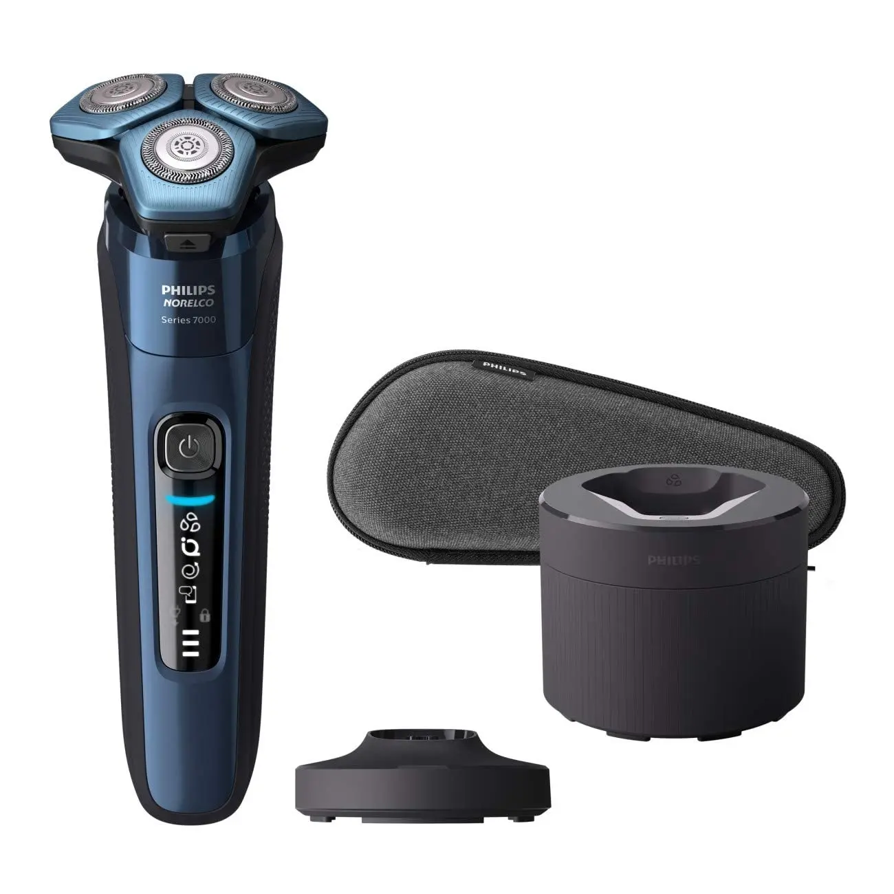 Philips Norelco S7788/82 Shaver 7100 Rechargeable Wet & Dry Electric Shaver with SenseIQ Technology Pop-up Trimmer for Face Body