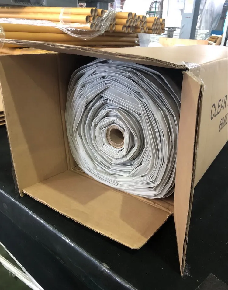 20ft *100ft Clear Polyethylene Film Plastic Poly Sheeting 6 mil Clear Construction Poly Sheets