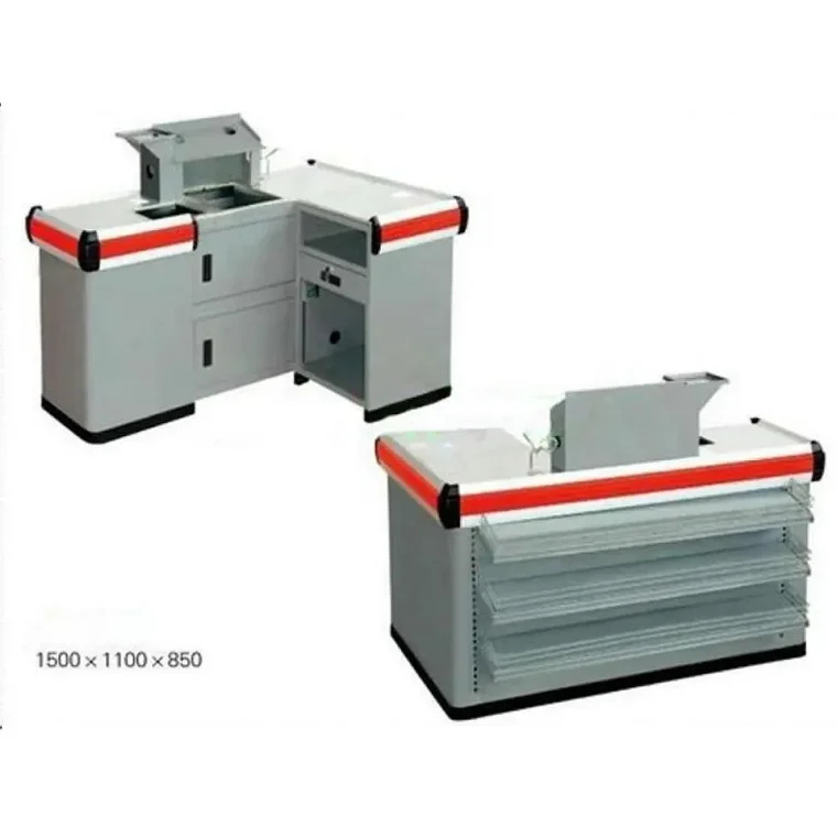 Multifunctional Cashier Counter Supermarket Checkout Counter Retail Store Cashier Counter