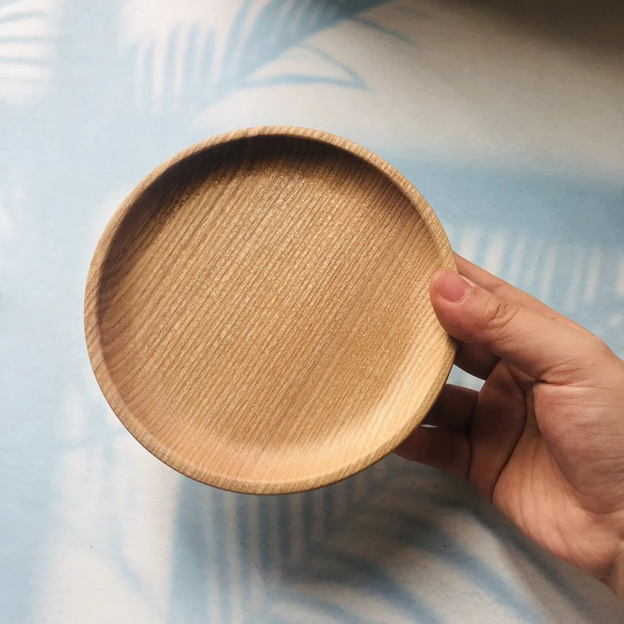 Factory OEM Home Kitchen Many Sizes Natural Wooden Tray Plates, Tableware Utensil Handmade By VITRAPRO