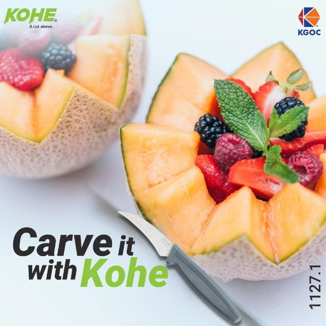 Curved Blade with Compact Size Paring Kitchen Knife