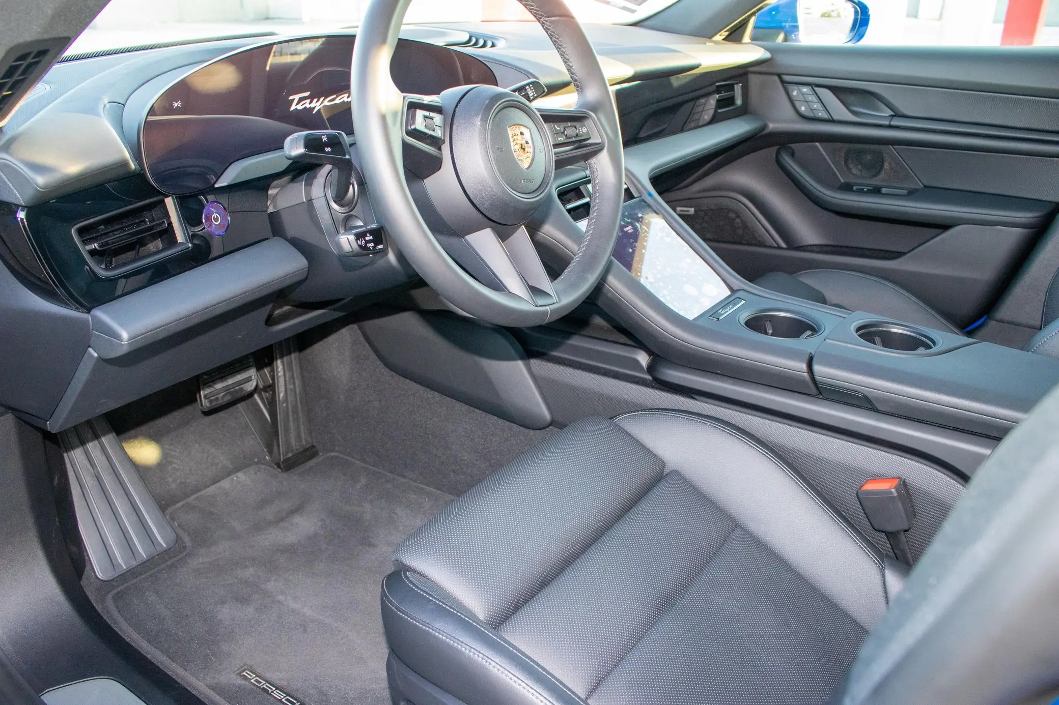 USED 2022 Pors-che Taycan 4S Paint-to-Sample Nogaro Blue AWD Performance Battery Plus Dual Electric Motors Engine