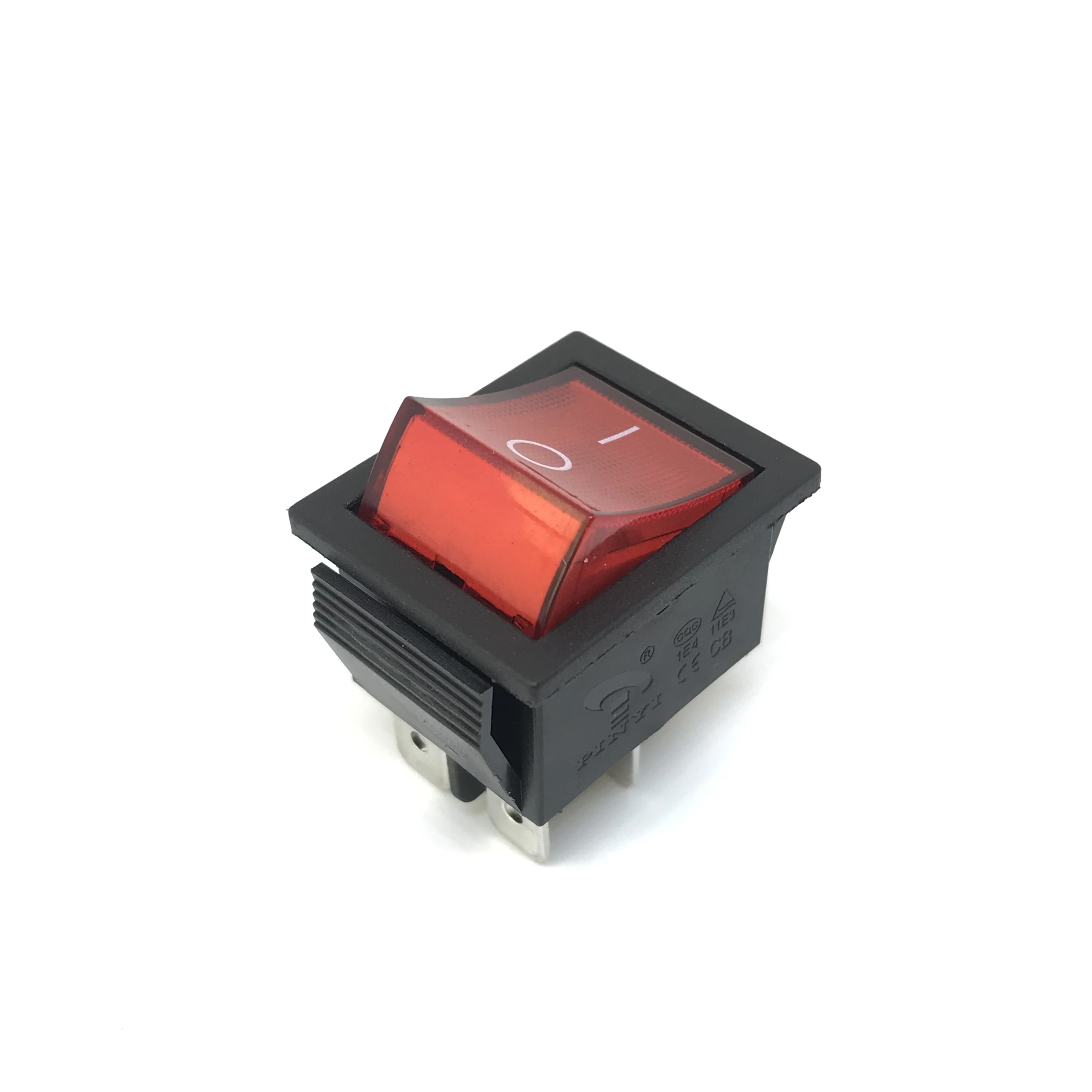 Sale Simplicity rocker switch 20A  on-off 2 position red led 4 pins Rocker Switch KCD4 T125/55