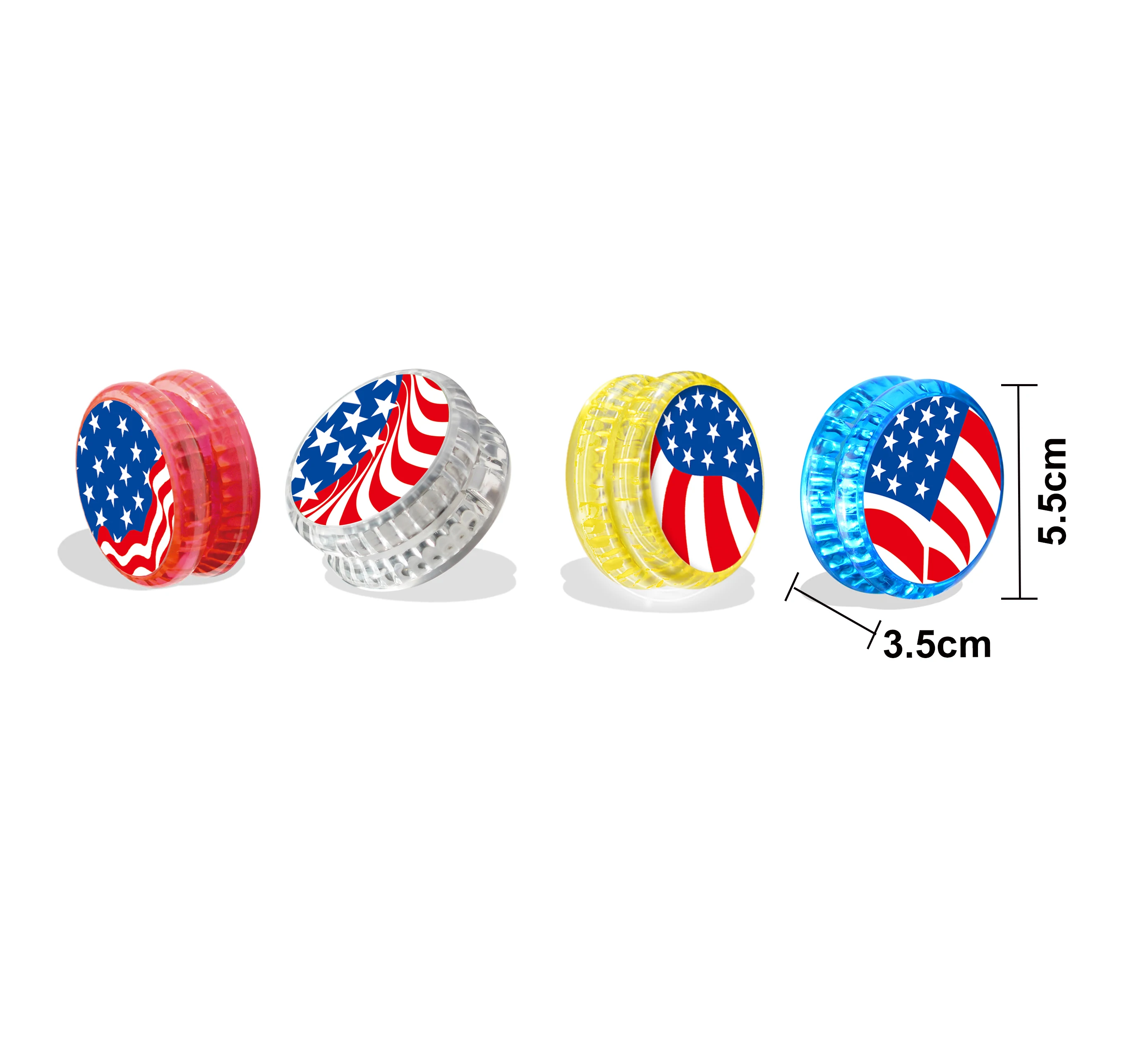 Factory Direct Custom Logo 1A Yoyo balls Light Flashing Educational Beginners Toys For Kids