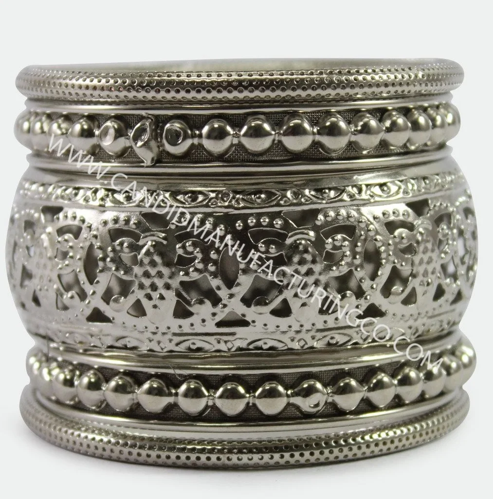 New design fashion bangles  Glass with Metal Bangle Set Fashion jewelry & Accessories handmade Direct factory sale