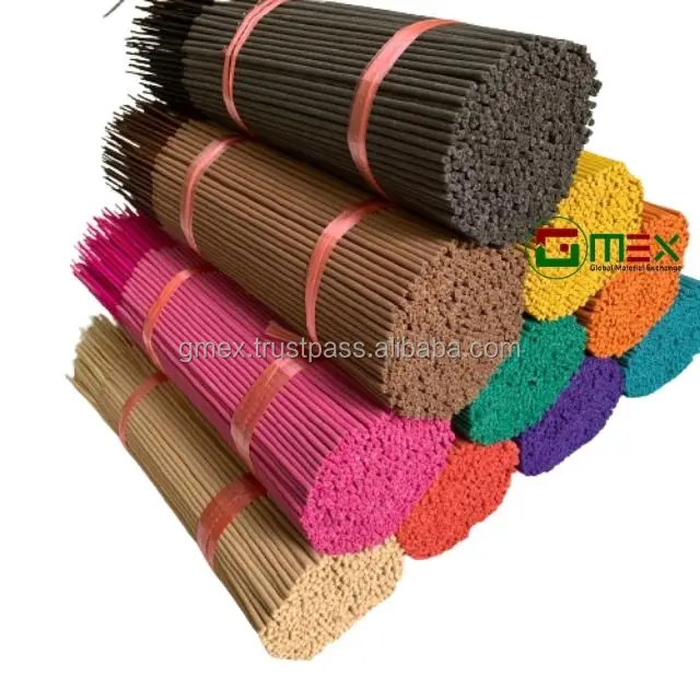 Color incense customize size and packing logo carton black agarbatti natural agarbatti +84-819753326