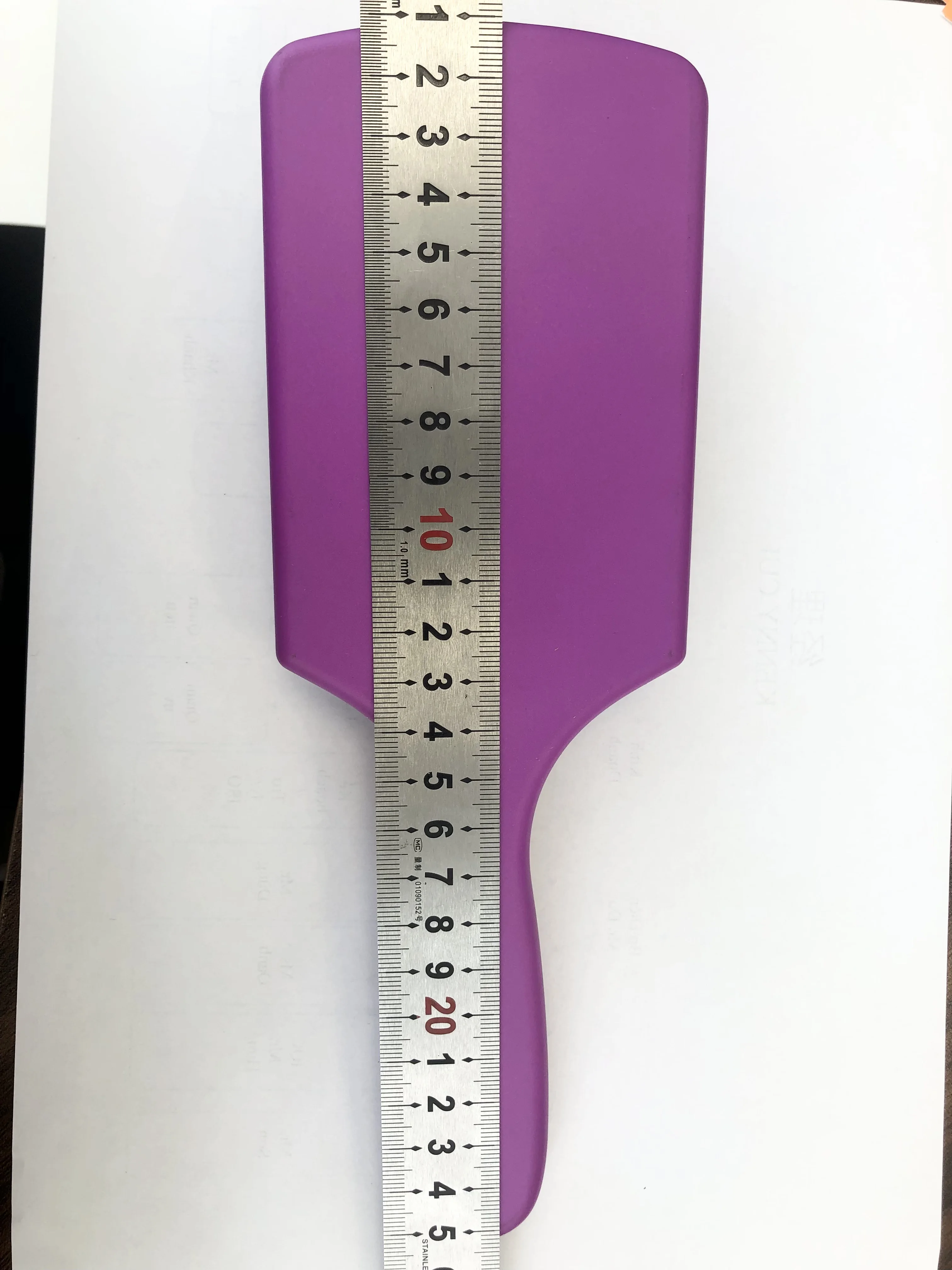 Wholesales Plastic Hair Brush with Paddle Hair Accessories Regular Size Plain Color Custom Packing Detangle Hair Comb