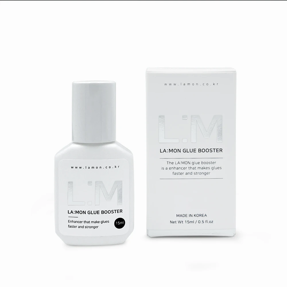 LA : MON lash monster glue booster increase adhesion prevent glue turning white maximize adhesion made in Korea with false lash