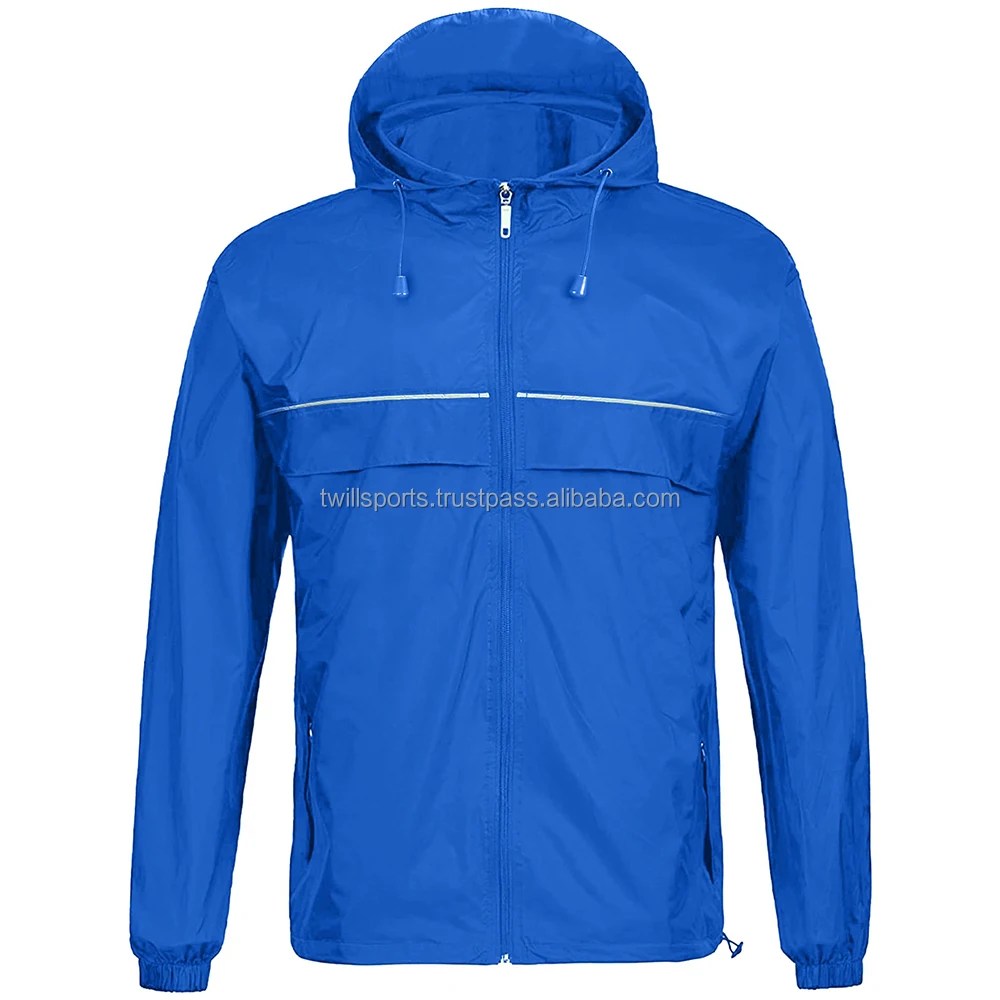 Factory customized logo printed  regular rain jacket waterproof custom rain jacket No reviews yet
