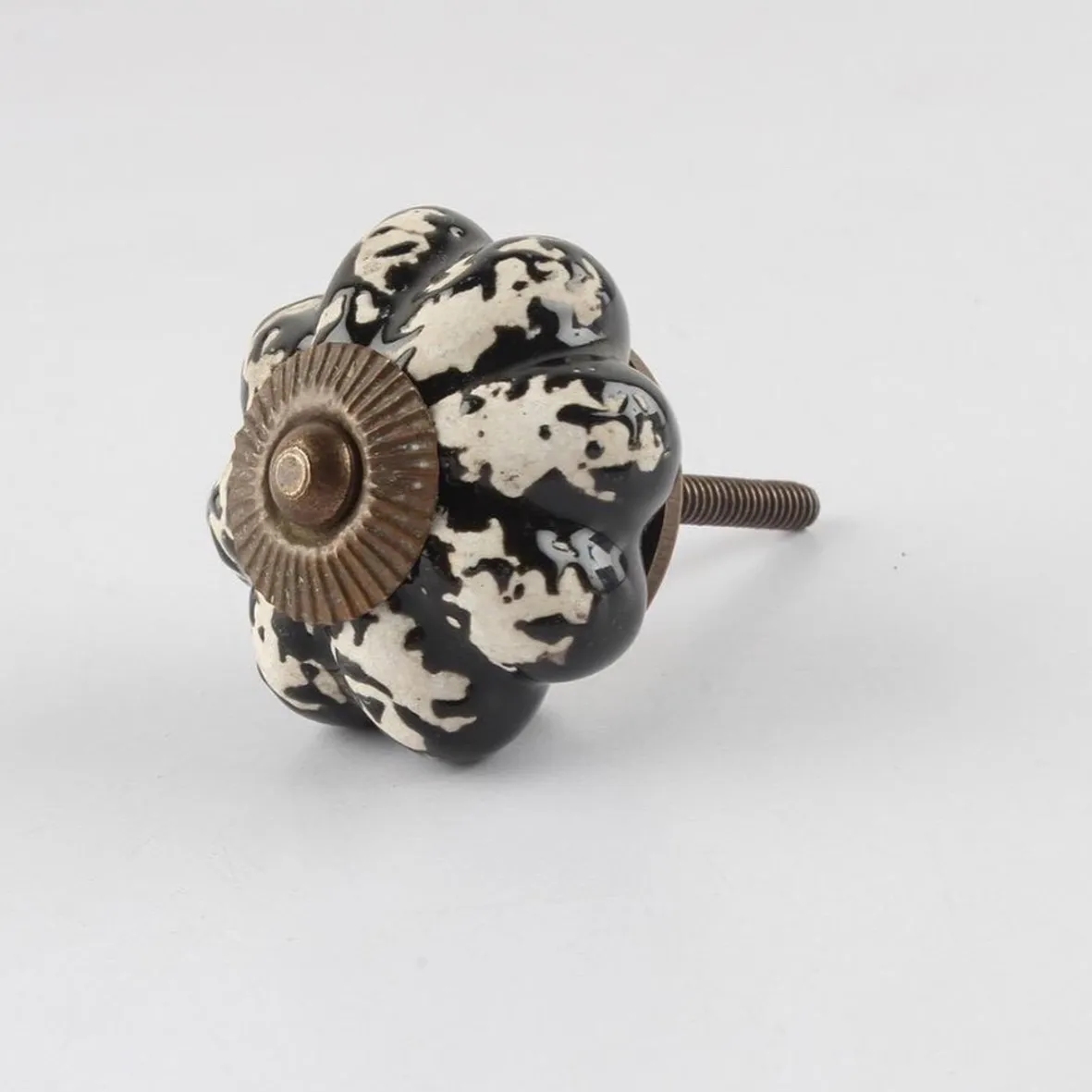 Hot Sale hardware handle Ceramic Round Cabinet Knob Drawer pull Handle glass marble knob manufacturer from India