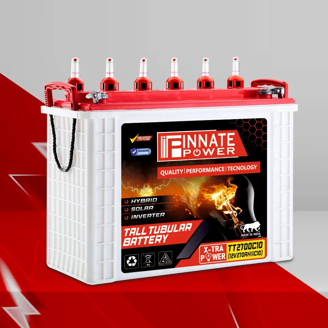 Innate Power 12v 270AH C10 Inverter Lead acid Tubular Battery High Power Low maintenance solar battery