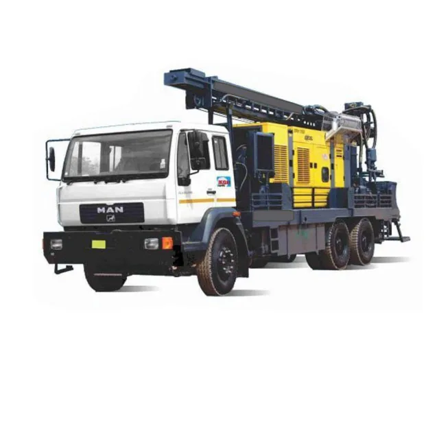 SUNROCK -250-300 DTHR  300 Meters (1000feet) Truck Mounted Water Well Drilling Machine for sale dth cum rotary drilling rig