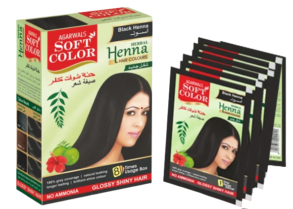 Best Selling Natural Herbal Black Henna with Long Lasting & 100% Grey Coverage Hair Color By Indian Exporters