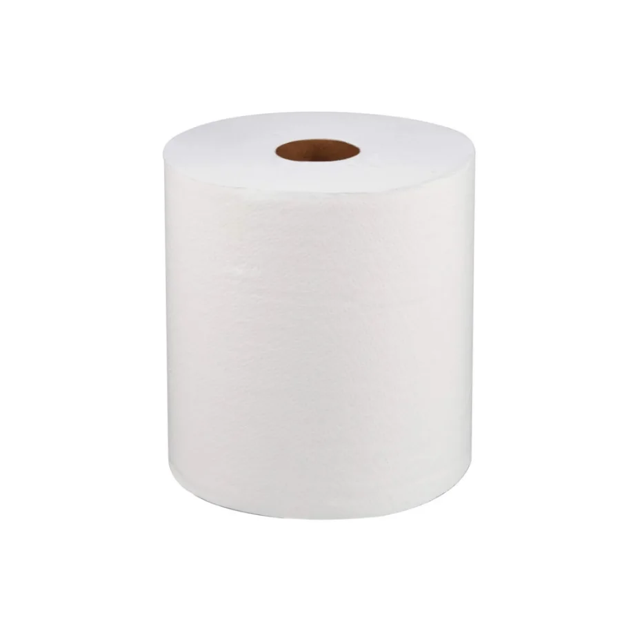 AL Bayader Disposable 1-Ply Maxi Toilet Tissue 22.5cm 1100Grams 6-Piece Roll for Home Use