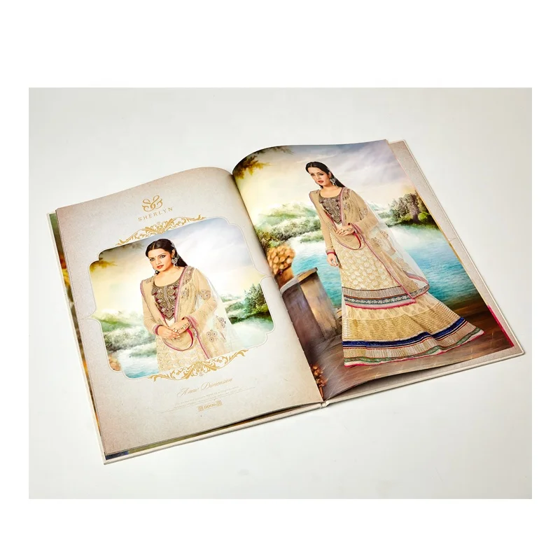 Professional Custom Printing OEM Full Color Jewelry Product hardcover Photo fashion Catalog Book