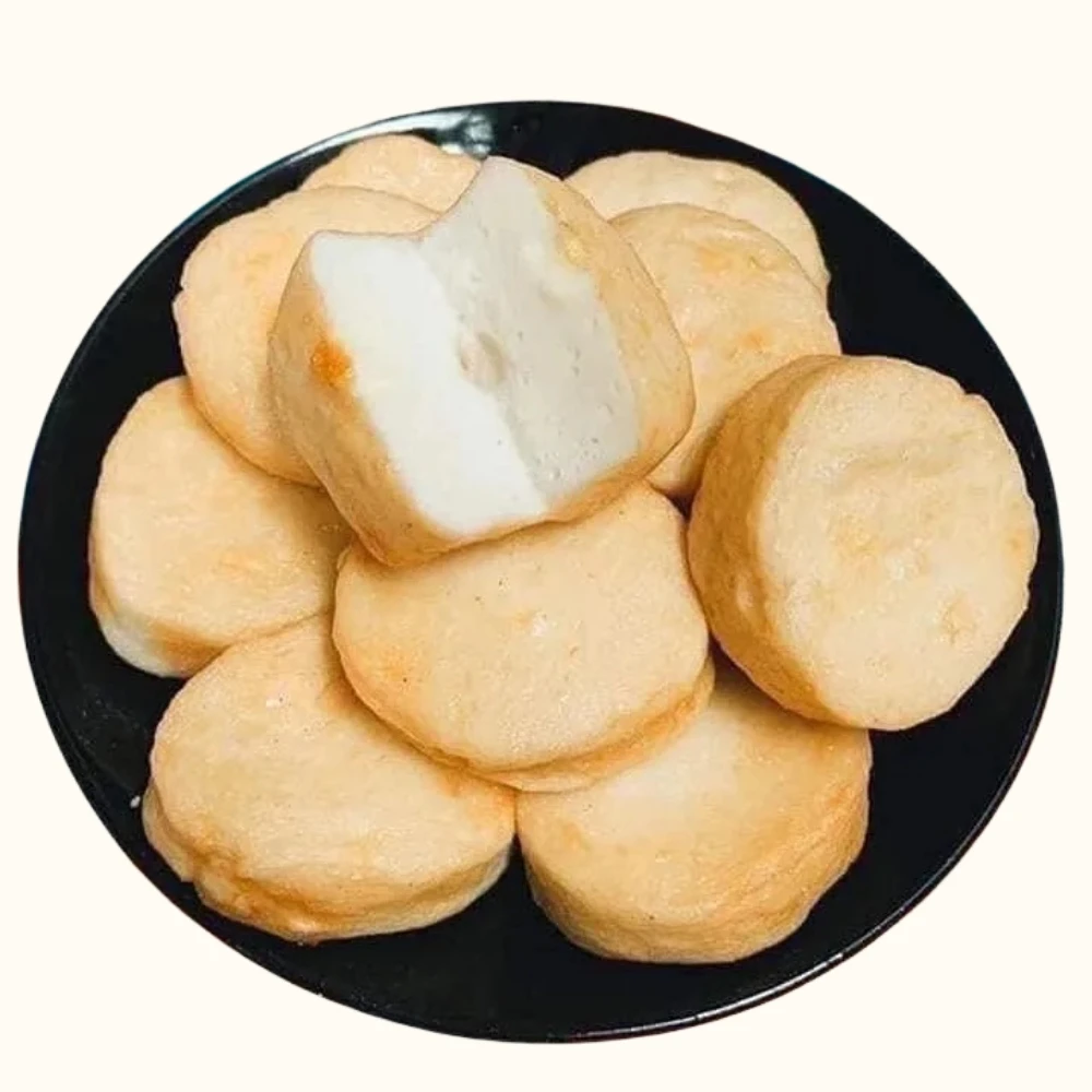 Enjoy Cheese Fish Tofu With a Mouth Watering Cheesy Filling Ideal for Hotpots and Snacks Deep Fried for Crispy Gooey Perfection