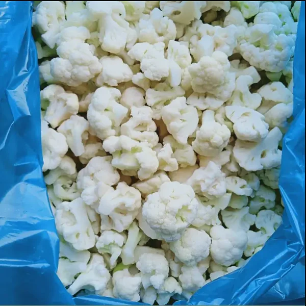 Cauliflower Frozen, New season, Egyptian origin, quality 99% Natural 100%, Color White, Human consumption Now