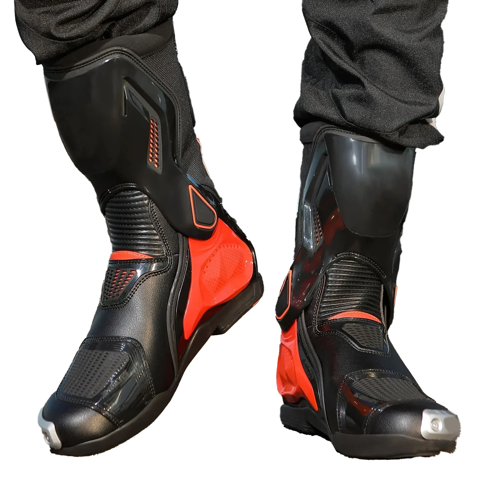 Custom Logo Motorbike Shoes Waterproof Riding Shoes Manufacturers Leather Motorbike Boots for Men