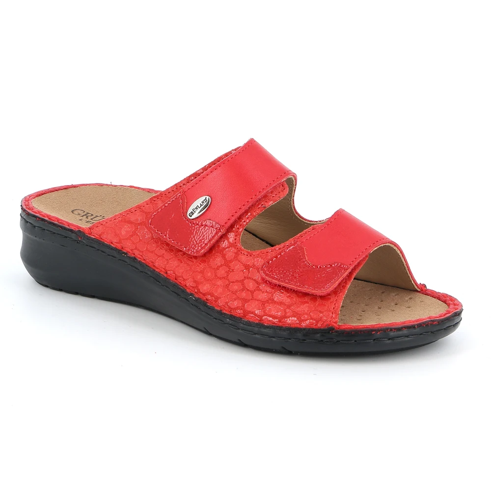 high quality italian comfort slipper with Conforma Sole maxi fit hand-stitched removable insole stretch fabric