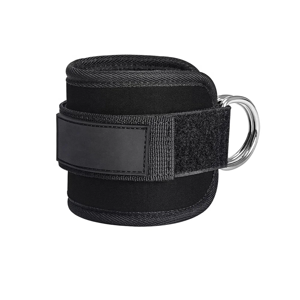 Gym Fitness Gear Ankle Straps Weight Lifting Cuffs Ankle Support Power Lifting Fitness Exercise Ankle Strap