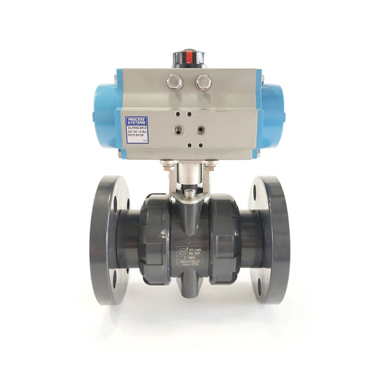 OEM Of Pneumatic Actuator UPVC Ball Valve