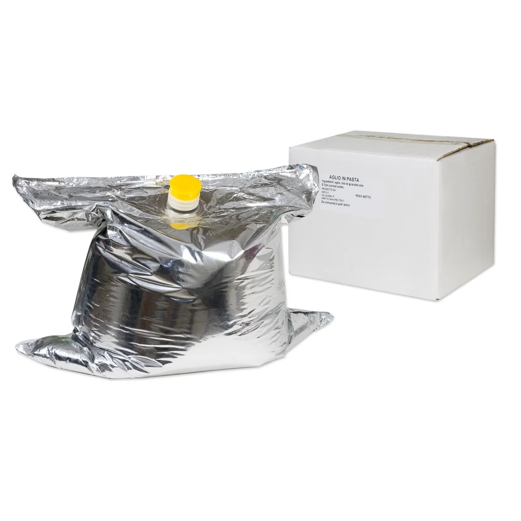 high quality made in italy  GARLIC PUREE 5 kg in bag GIA for export