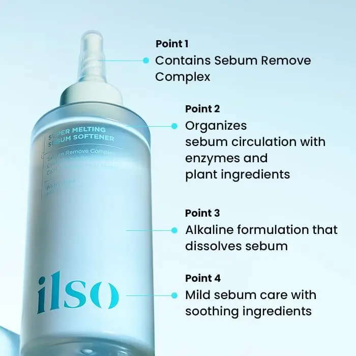 Korean Skin Care Beauty Products For Women Ilso Blackhead Remover Super Melting SEBUM Softener 150g